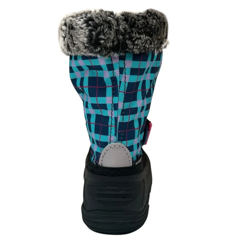 Kamik Toddler Girls Waterproof Snow Winter Boots Size 9 Aqua Pink Navy Teal‎